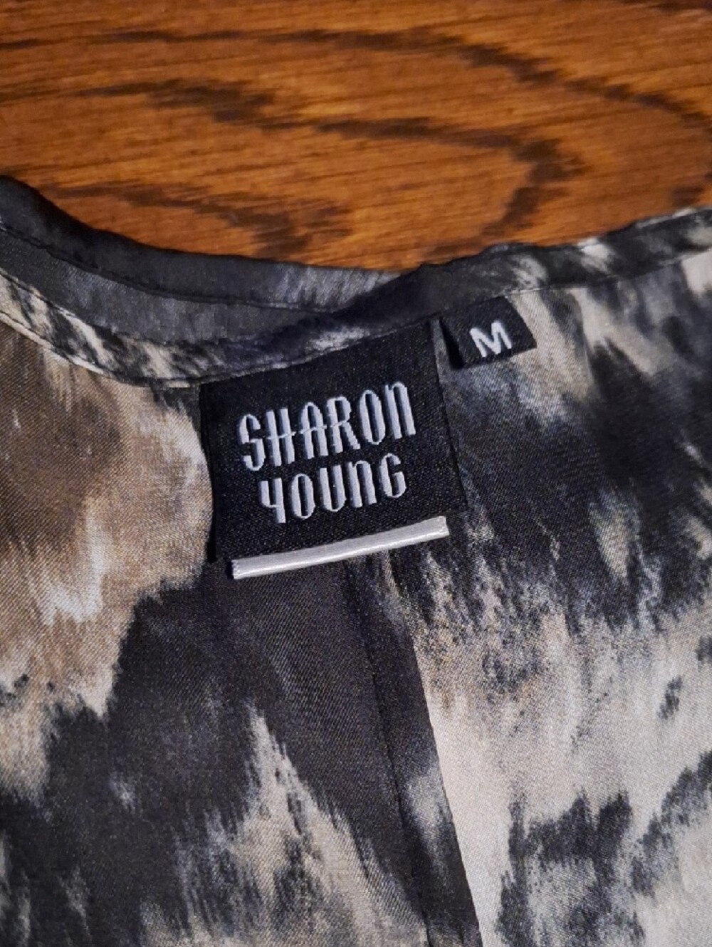 🌸Sharon Young Neutral Multi Tie-Dye Sleeveless Camisole - Picture 4 of 6